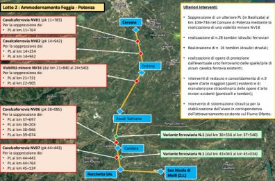 Ammodernamento linea ferroviaria Foggia-Potenza: rilasciata autorizzazione paesaggistica