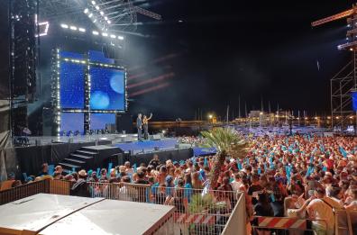 Bari, ecco un piccolo assaggio della prima serata di Battiti Live 2023 FOTO/VIDEO