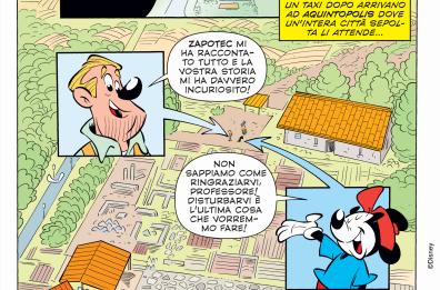 Torna fra le pagine di «Topolino» l'archeologo dell'Università del Salento