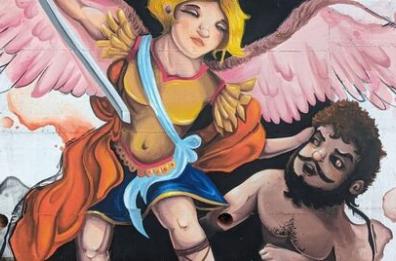 Ad Orsara di Puglia un murales dedicato a San Michele