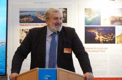 Emiliano a Bruxelles: «Il governo avversario ai Giochi del Mediterraneo a Taranto» 