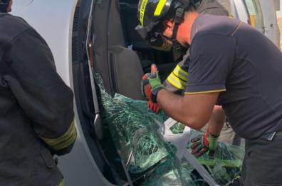 Scontro fra auto a San Vito dei Normanni: due feriti in ospedale