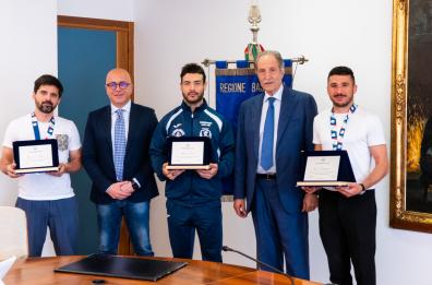 Potenza, Bardi consegna targa al merito a tre atleti lucani
