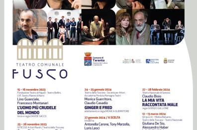 Teatro Fusco a Taranto con Lino Guanciale, Guerritore e De Sio