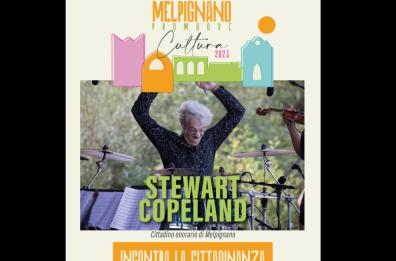 Stewart Copeland incontra i cittadini di Melpignano a 20 anni dalla cittadinanza onoraria