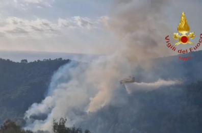 Gargano a fuoco, l'ira del sindaco e del vescovo: «Bisogna fermare questi atti criminali»