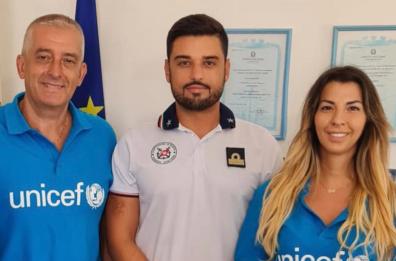 Claudia Conte in missione nell’hotspot di Lampedusa con l’UNICEF