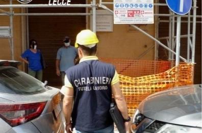 Lavoro nero e irregolare nel Salento: multe e sanzioni per 120mila euro