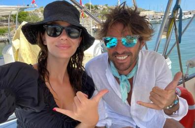 Camila Morone, modella ed ex fidanzata di Leonardo DiCaprio a Leuca