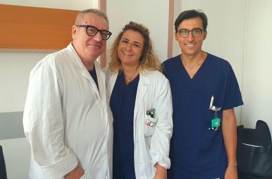 Andria, intervento innovativo su 45enne colpita da ictus