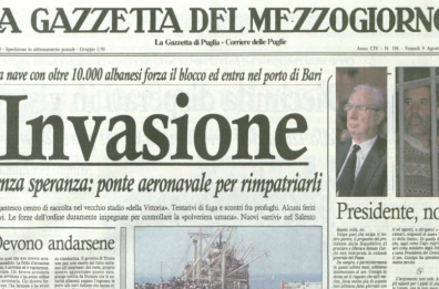 Il dramma dei profughi albanesi e l’approdo della «Vlora» a Bari
