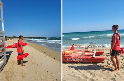 Bagnini eroi sulla costa brindisina, tre interventi salvavita a Rosa Marina