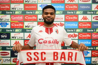 Bari calcio,  arriva Malcom Sylas Edjouma Laouari 