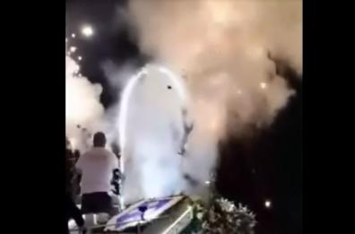 Altamura, statua della Madonna del Buoncammino prende fuoco durante la processione e resta intatta