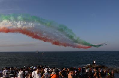 Giovinazzo ospita l'unica tappa pugliese dell'Air show delle Frecce tricolori  