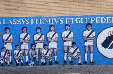 Calcio, un murale e il raduno delle vecchie glorie per i 90 anni del Matera