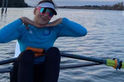 Maria Lanciano col tricolore sui remi ai mondiali di Barletta 