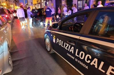 Foggia, auto contro scooter: un ferito trasportato al Pronto soccorso