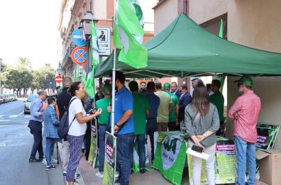 Crisi dell'uva: a Taranto protesta degli agricoltori