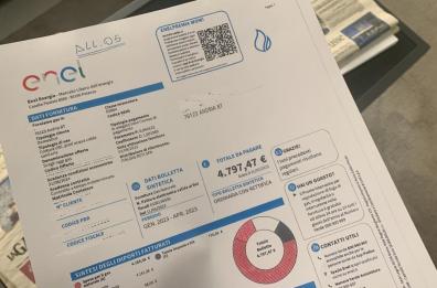 Andria, bolletta del gas da 5mila euro: cittadina denuncia
