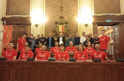 Bari, a Palazzo di Città presentata la squadra maschile Just British Pallavolo Bari 