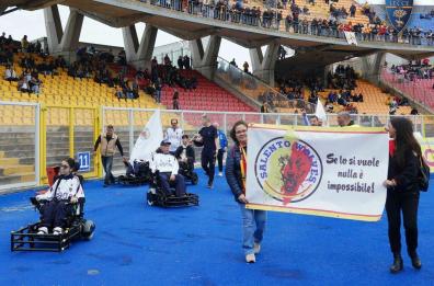 Sport senza barriere, il Lecce ospita in campo le discipline paralimpiche