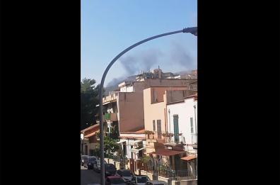 Palermo, incendio a Bellolampo