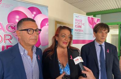 A Matera tre giorni con la «Race for the cure»