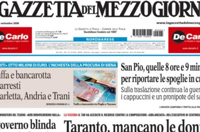 Il ritorno in Puglia del tesoro trafugato in America da John Sisto