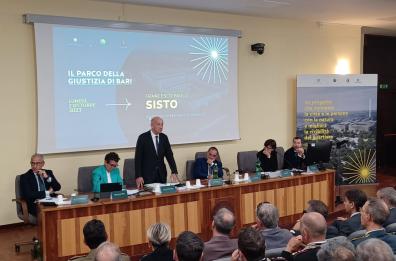 Bari, presentato il progetto Parco della Giustizia, Sisto: «Un riconoscimento importante per la città»