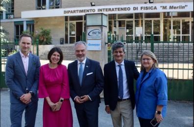 Bari, l'ambasciatore svedese in Italia Björklund in visita al Gunnebo Innovation Hub