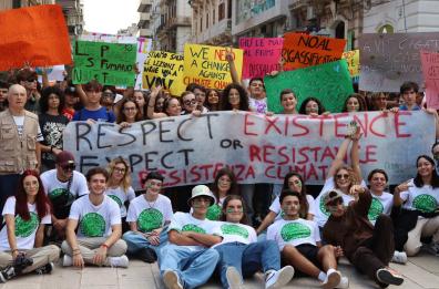 Fridays for future a Taranto: il corteo degli studenti 