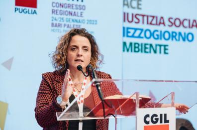 Cgil Puglia, la leader Gigia Bucci: «Scendiamo in piazza perché è in pericolo il sistema di diritti»