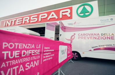 Despar Centro-Sud con Komen Italia: torna la «Carovana della Prevenzione»