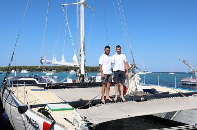 Stop al giro del mondo in barca a vela: l'avventura di 2 fratelli sostenuta da UniSalento si ferma per un guasto al catamarano