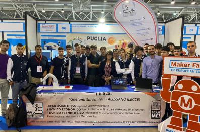 Da Alessano al «Maker faire Rome 2023» l'innovazione tecnologica degli studenti del «Salvemini» 