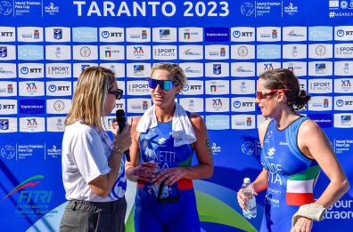 Cinque medaglie azzurre alla World Triathlon Para Cup Taranto 2023
