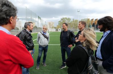 Bari, in dirittura d'arrivo i lavori del campo sportivo «Mirko Variato»