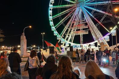 Sabato di manifestazioni, la comunità palestinese in piazza a Bari