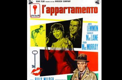 «L’appartamento» commedia da Oscar con Jack Lemmon e Shirley MacLaine
