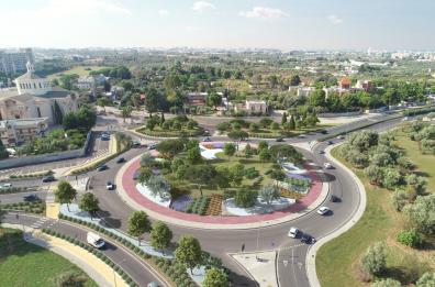Bari, rush finale del progetto Fal «strade nuove»: centinaia di alberi e migliaia di piante