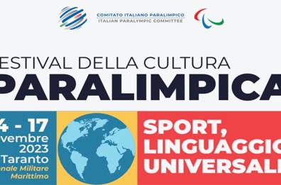 Festival della Cultura Paralimpica a Taranto: «Insieme per superare i limiti»