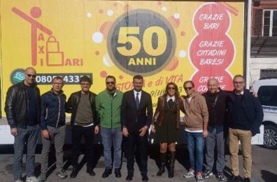 Taxi Bari: 50 anni in strada al servizio di turisti e passeggeri