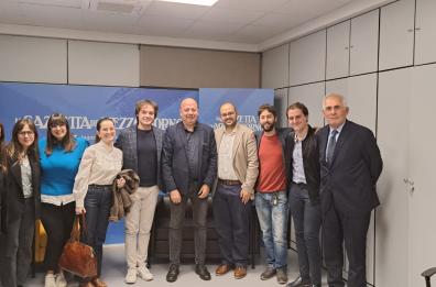 Pd e redazione di «Insieme per la Puglia» in visita alla Gazzetta del Mezzogiorno