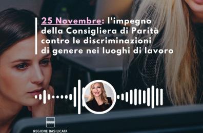 Basilicata in Podcast, Pipponzi contro le discriminazioni di genere sui luoghi di lavoro
