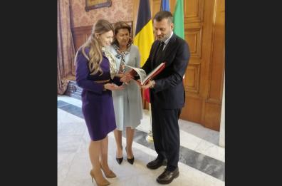 Bari, Decaro incontra l'ambasciatrice della Romania a Palazzo di Città