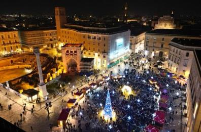 Lecce si prepara al Natale: bus e navette gratuiti dall'Immacolata all'Epifania