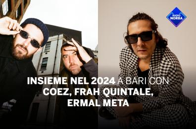 Capodanno a Bari: sul palco in piazza Ermal Meta, Coez e Frah Quintale