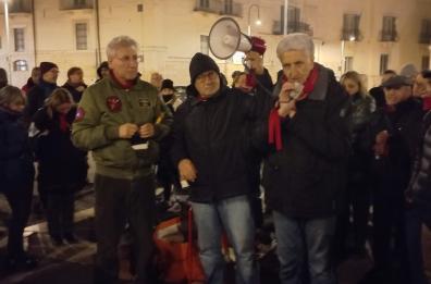Andria, uomini in piazza contro la violenza di genere