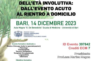 Necessità Riabilitative dell'età involutiva: convegno a Bari